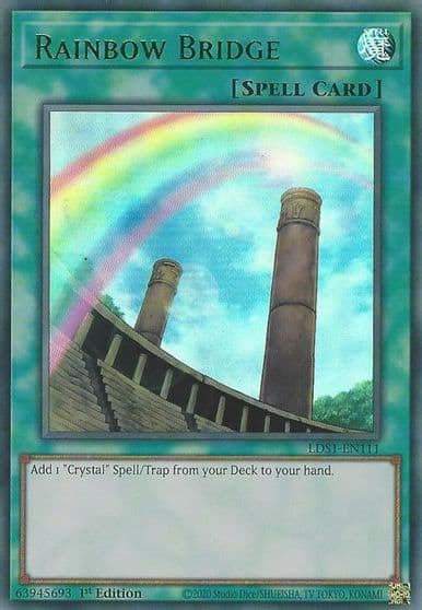 Rainbow Bridge Green Legendary Duelists: Season 1 Yu-Gi-Oh! card