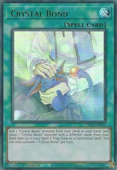 Crystal Bond Green Legendary Duelists: Season 1 Yu-Gi-Oh! card