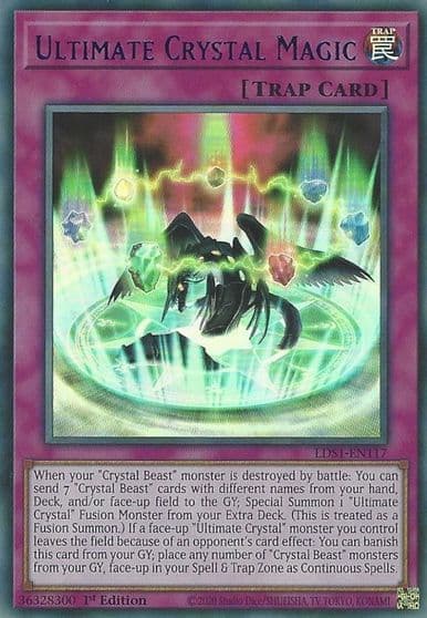 Ultimate Crystal Magic Blue Legendary Duelists: Season 1 Yu-Gi-Oh! card