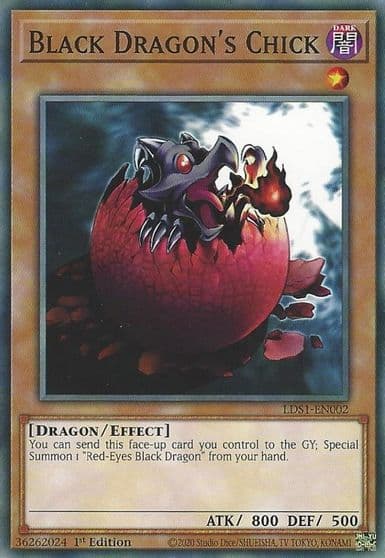 Black Dragons Chick Legendary Duelists: Season 1 Yu-Gi-Oh! card