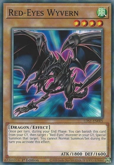 Red Eyes Wyvern Legendary Duelists: Season 1 Yu-Gi-Oh! card