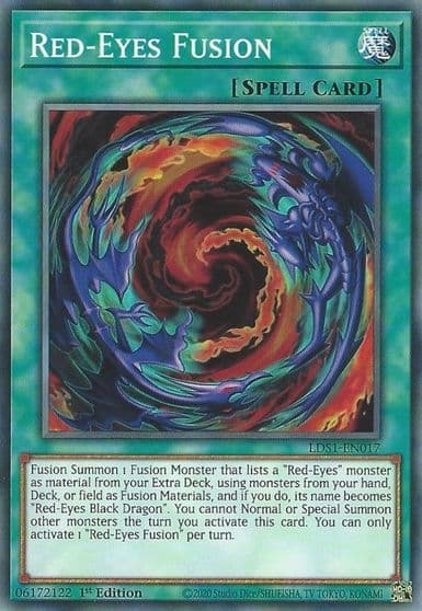 Red Eyes Fusion Legendary Duelists: Season 1 Yu-Gi-Oh! card
