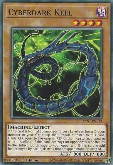 Cyberdark Keel Legendary Duelists: Season 1 Yu-Gi-Oh! card