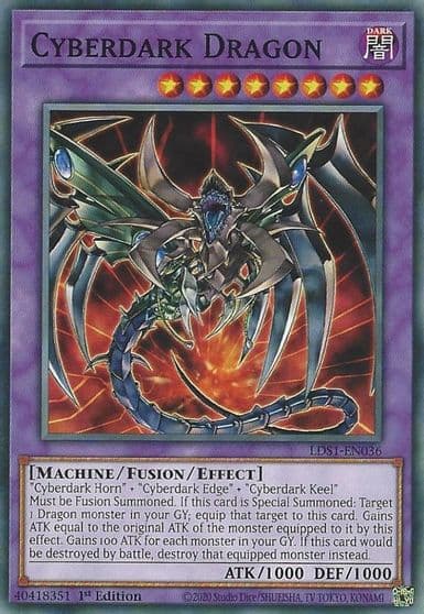 Cyberdark Dragon Legendary Duelists: Season 1 Yu-Gi-Oh! card
