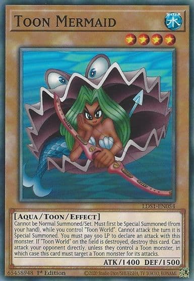 Toon Mermaid Legendary Duelists: Season 1 Yu-Gi-Oh! card