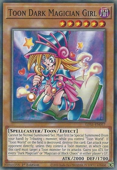 Toon Dark Magician Girl Legendary Duelists: Season 1 Yu-Gi-Oh! card