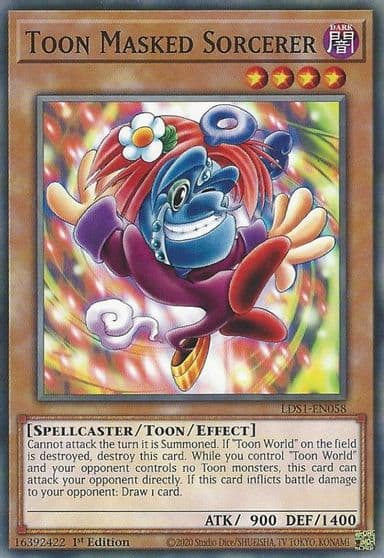Toon Masked Sorcerer Legendary Duelists: Season 1 Yu-Gi-Oh! card
