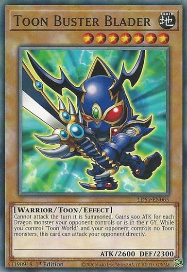 Toon Buster Blader Legendary Duelists: Season 1 Yu-Gi-Oh! card