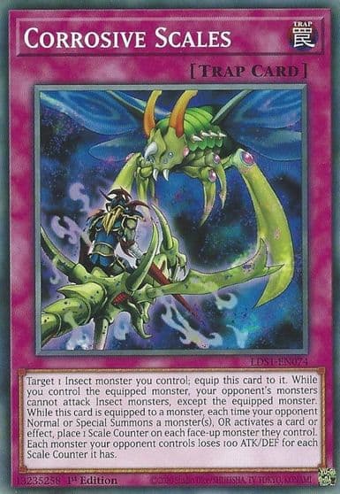 Corrosive Scales Legendary Duelists: Season 1 Yu-Gi-Oh! card