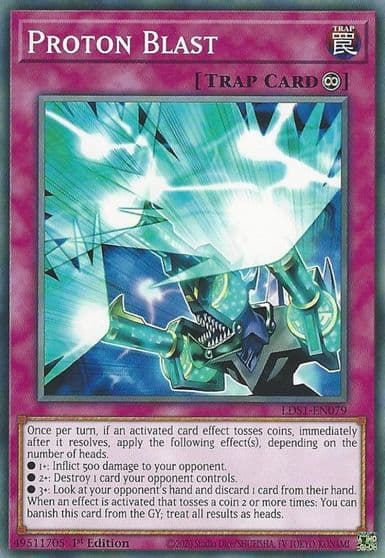 Proton Blast Legendary Duelists: Season 1 Yu-Gi-Oh! card