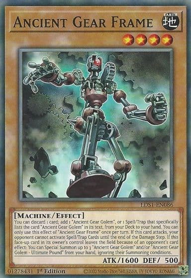 Ancient Gear Frame Legendary Duelists: Season 1 Yu-Gi-Oh! card