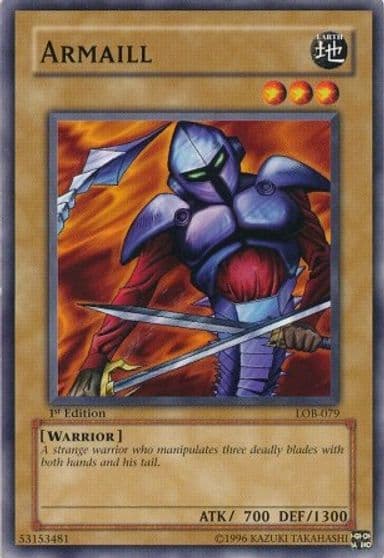 Armaill The Legend of Blue Eyes White Dragon Yu-Gi-Oh! card