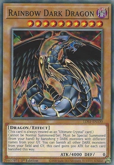 Rainbow Dark Dragon Legendary Duelists: Season 1 Yu-Gi-Oh! card
