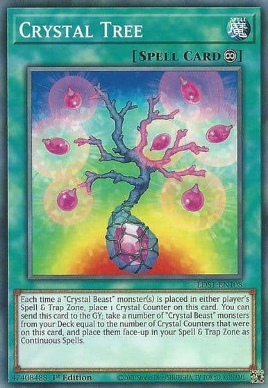 Crystal Tree Legendary Duelists: Season 1 Yu-Gi-Oh! card