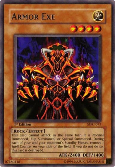 Armor Exe Magician's Force Yu-Gi-Oh! card