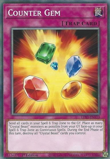 Counter Gem Legendary Duelists: Season 1 Yu-Gi-Oh! card