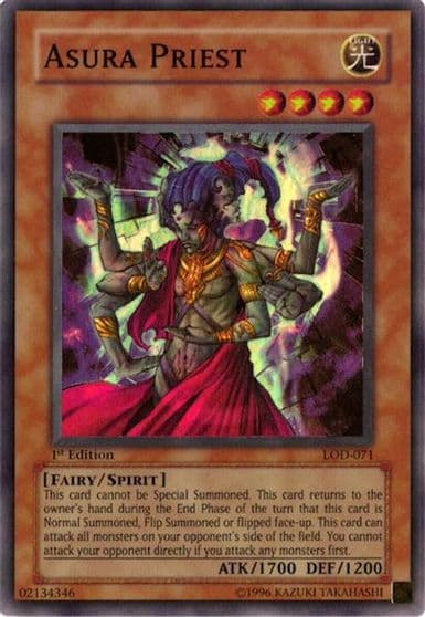 Asura Priest Legacy of Darkness Yu-Gi-Oh! card