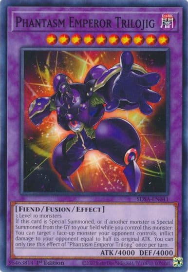 Phantasm Emperor Trilojig Structure Deck: Sacred Beasts Yu-Gi-Oh! card