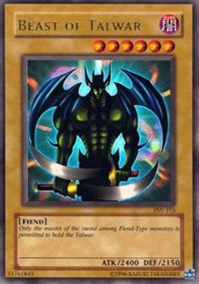 Beast of Talwar Pharaoh's Servant Yu-Gi-Oh! card