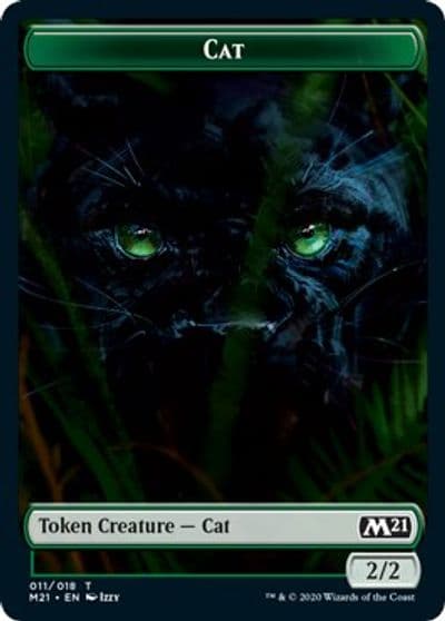 Cat 011 Goblin Wizard Double Sided Token Core Set 2021 Magic card
