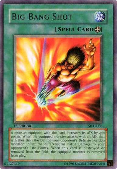 Big Bang Shot Magician's Force Yu-Gi-Oh! card