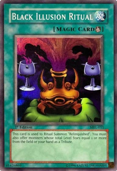 Black Illusion Ritual Magic Ruler Yu-Gi-Oh! card