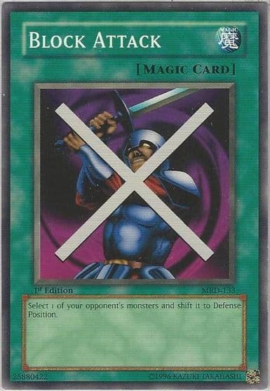 Block Attack Metal Raiders Yu-Gi-Oh! card