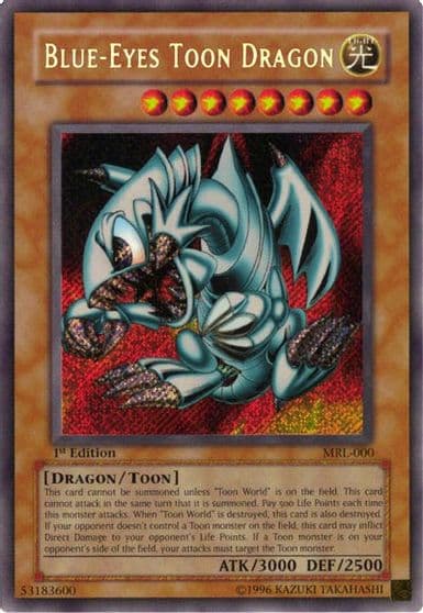 Blue Eyes Toon Dragon Magic Ruler Yu-Gi-Oh! card
