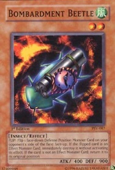 Bombardment Beetle Pharaoh's Servant Yu-Gi-Oh! card
