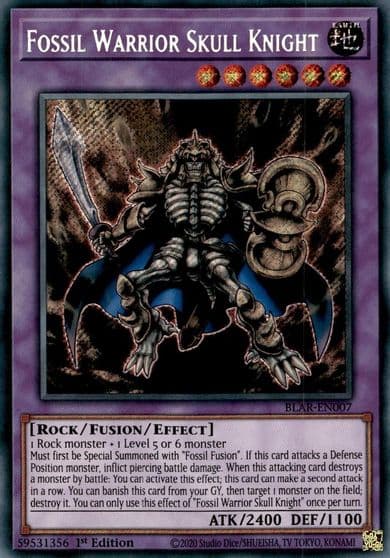 Fossil Warrior Skull Knight Battles of Legend: Armageddon Yu-Gi-Oh! card
