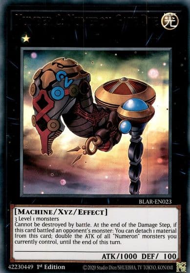 Number 2 Numeron Gate Dve Battles of Legend: Armageddon Yu-Gi-Oh! card