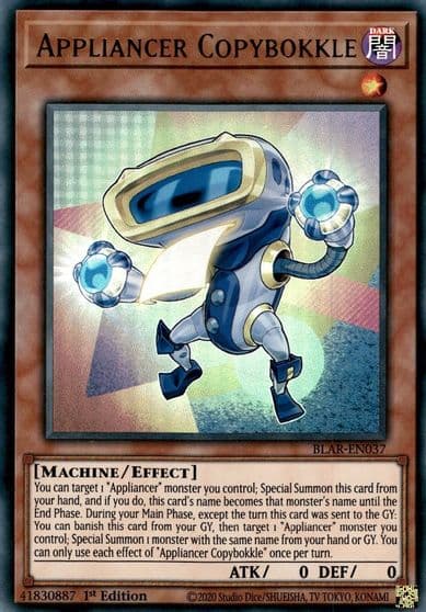 Appliancer Copybokkle Battles of Legend: Armageddon Yu-Gi-Oh! card