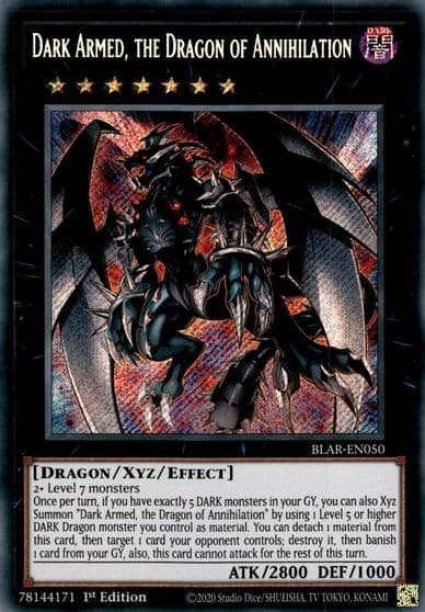 Dark Armed the Dragon of Annihilation Battles of Legend: Armageddon Yu-Gi-Oh! card