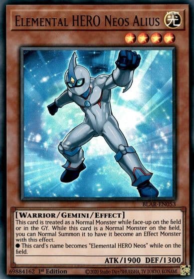 Elemental HERO Neos Alius Battles of Legend: Armageddon Yu-Gi-Oh! card