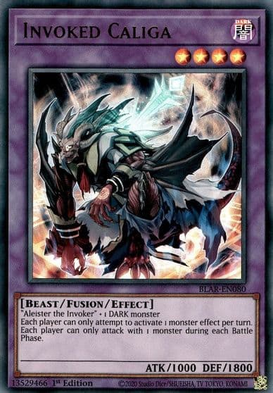 Invoked Caliga Battles of Legend: Armageddon Yu-Gi-Oh! card