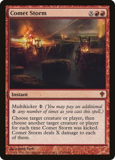 Comet Storm Worldwake Oversize Cards Magic card
