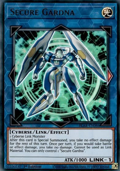Secure Gardna Battles of Legend: Armageddon Yu-Gi-Oh! card