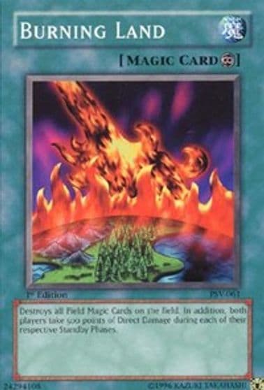 Burning Land Pharaoh's Servant Yu-Gi-Oh! card