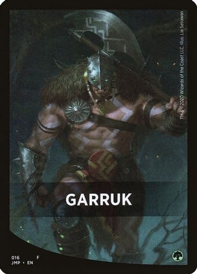 Garruk Theme Card Jumpstart Magic card