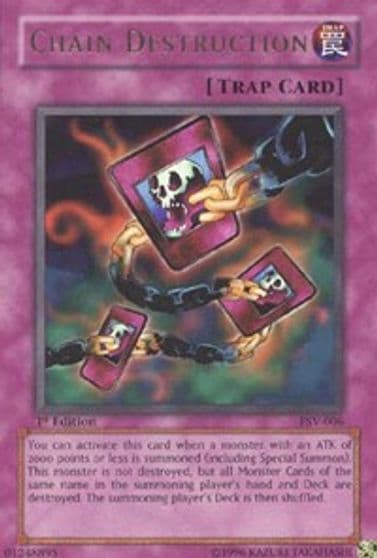 Chain Destruction Pharaoh's Servant Yu-Gi-Oh! card