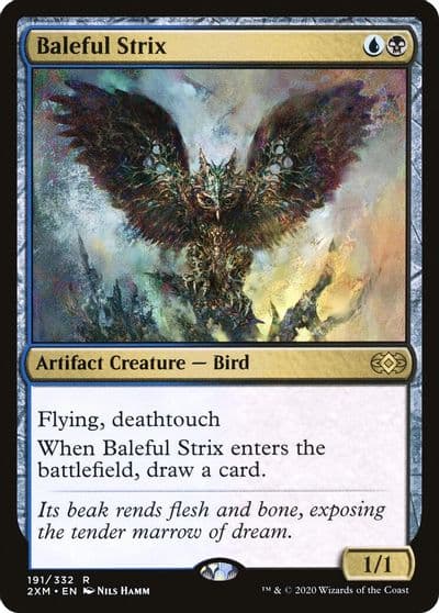 Baleful Strix Double Masters Magic card