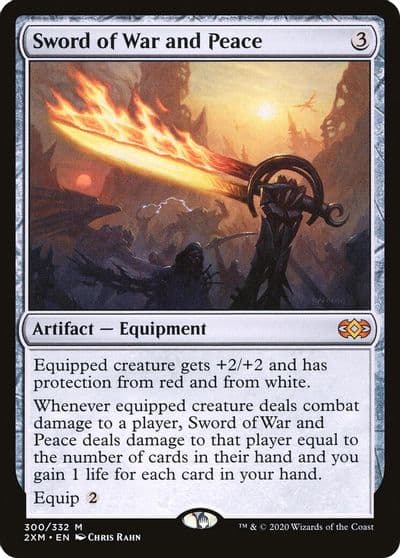 Sword of War and Peace Double Masters Magic card