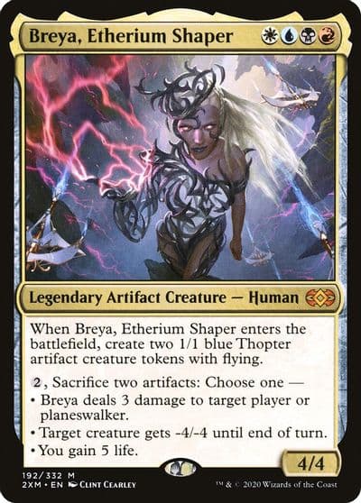 Breya Etherium Shaper Double Masters Magic card