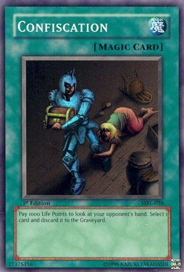Confiscation Magic Ruler Yu-Gi-Oh! card