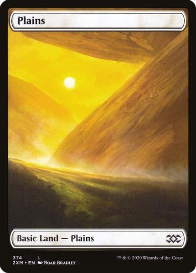 Plains 374 Double Masters Magic card