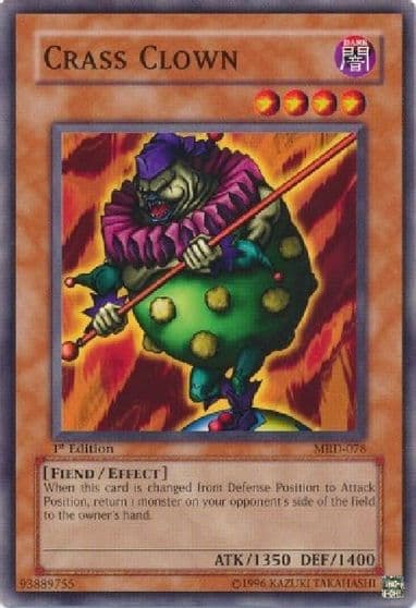 Crass Clown Metal Raiders Yu-Gi-Oh! card