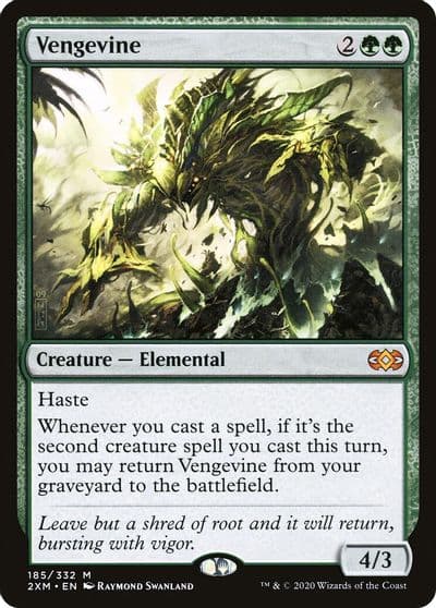Vengevine Double Masters Magic card
