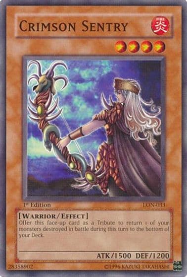 Crimson Sentry Labyrinth of Nightmare Yu-Gi-Oh! card