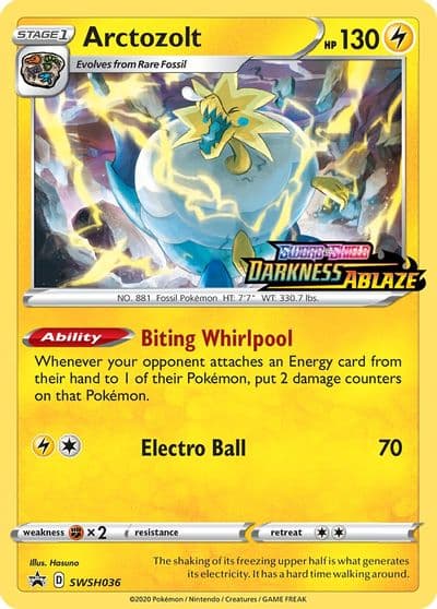 Arctozolt - SWSH036 (Prerelease) SWSH: Sword & Shield Promo Cards Pokemon card