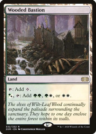 Wooded Bastion Double Masters Magic card